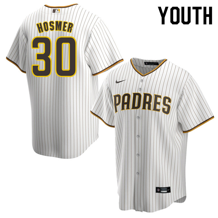 Nike Youth #30 Eric Hosmer San Diego Padres Baseball Jersey Sale-White